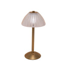 Axyaa Retro Crystal LED Table Light - Rechargeable Restaurant Cafe Bedroom Decor Night Light