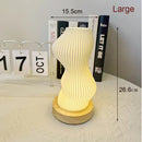 Axyaa French Cream Style 3D Printed Desk Lamp – Bedroom Study Children's Room Boss Lady Lamp