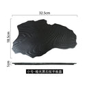 Axyaa Ceramic Special-shaped Steak Dinner Plate for High-end Dining