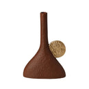 Axyaa Geometric Triangle Ceramic Flower Vase - Artistic Home Decoration Accessory