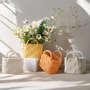 Nordic Ins Ceramic Handbag Vase Hydroponic Planter Minimalist Decor for Axyaa