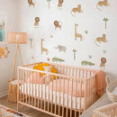 Axyaa Safari Animals Nursery Wall Stickers - Kids Room & Living Room Decor