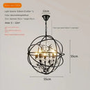 Axyaa Crystal Birdcage LED Pendant Chandelier for Home Decor