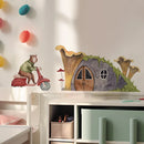 Axyaa Mushroom House Bear Car Wall Stickers for Kids Room and Nursery Decor