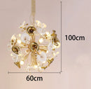 Axyaa Modern Pendant Chandeliers Staircase LED Lighting for Living Room