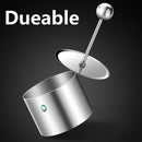 Axyaa Stainless Steel Round Mousse Mold with Lid - Food Decoration Cooking Tools