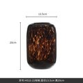 Axyaa Amber Leopard Glass Vase Hydroponic Flower Designer Ornament