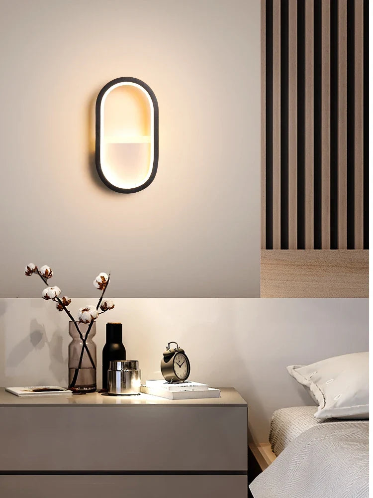 LED Wall Lamp for Modern Living Room & Bedroom, Axya Indoor Lighting Sconce