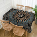 Axyaa Sun Moon Blues Table Runner for Home Kitchen Decor.