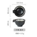 Axyaa Ceramic Seasoning Dish Set - Japanese Style for Sauces, Snacks & Dips