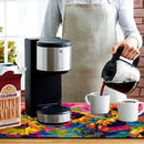 Axyaa Kitchen Absorbent Mat: Oil Painting Antiskid Draining Coffee Dish Drying Mat