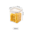 Axyaa Transparent Snack Storage Box - Moisture-proof Dried Fruit Container