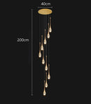Axyaa LED Pendant Light Chandeliers for Modern Home Decor & Indoor Lighting