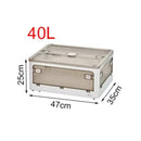 Axyaa Foldable Storage Box with Lid: Large Capacity Organizer for Toys, Books, and More