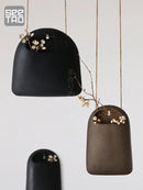 Ceramic Hanging Vase Wall Decoration Flower Pot for Japanese Flower Arrangement by Axyaa