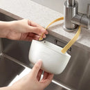 Axyaa Silicone Sink Holder Bathroom Storage Basket Sponge Soap Dish Bag