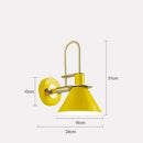 Axyaa Industrial Iron Wall Lamp for Living Room Bedroom, Modern Nordic Bedside Light E27