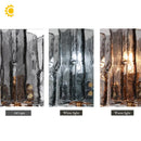 Axyaa Nordic Crystal Chandelier Three-Head Light Fixture for Bar Living Room