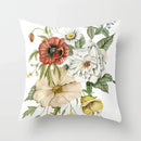Axyaa Floral Pillowcase for Living Room Sofa and Car Cushions