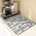Axyaa Stripe Coasters: Stylish Non-Slip Table Mat & Absorbent Placemat