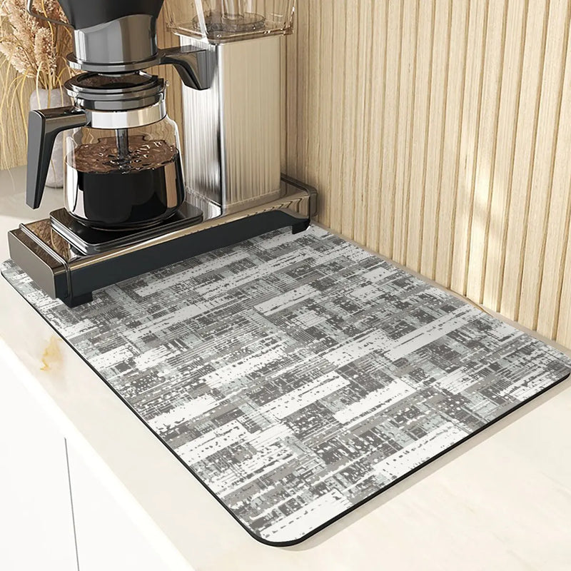 Axyaa Stripe Coasters: Stylish Non-Slip Table Mat & Absorbent Placemat