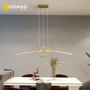 Axyaa LED Pendant Lights for Smart Home - Modern Hanging Lamp for Dining, Living, Kitchen