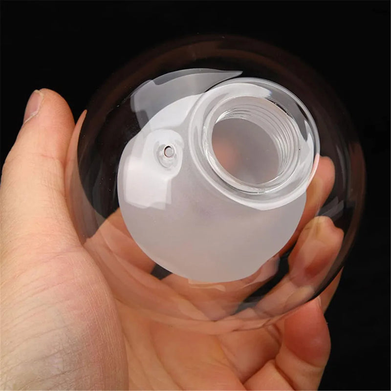 Axyaa Clear White Glass G9 Globe Shade Replacement in Various Sizes