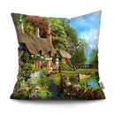 Axyaa Rustic Landscape Print Pillowcase