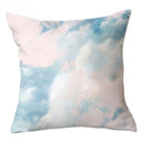 Axyaa Peach Leather Scenery Pillowcase for Home & Office Décor