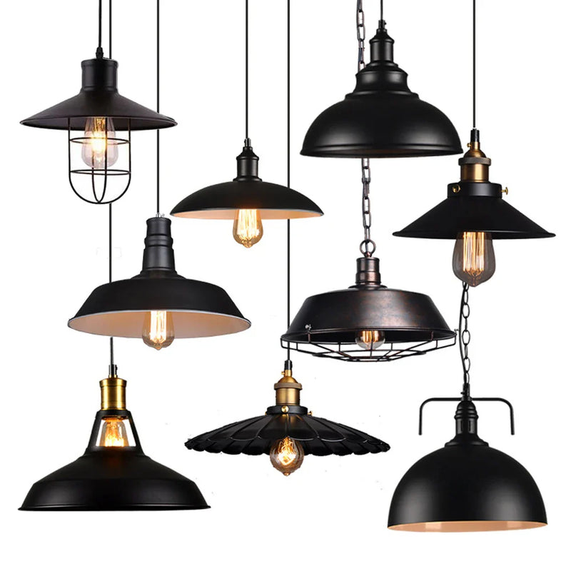Axyaa Retro Industrial Pendant Light for Kitchen Restaurant Bar