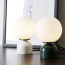 Axyaa Marble Glass Table Lamp - Nordic Modern Green Living Room Bedroom Study Lamp