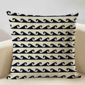 Axyaa Marine Cotton Fish Cushion Cover 45x45CM Square Home Decor Pillow Case