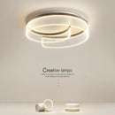 Axyaa Round LED Ceiling Light Acrylic Bedroom Study Room Lamp Fixtures