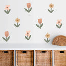 Axyaa Tulip Wall Stickers Vinyl Decal Girl's Bedroom Living Room Flower Art