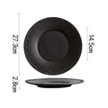 Axyaa Ceramic Plate Set for Molecular Cuisine and Steak, Snacks, Pasta Dish Serving