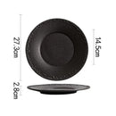 Axyaa Ceramic Plate Set for Molecular Cuisine and Steak, Snacks, Pasta Dish Serving