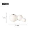 Axyaa Nordic White Vases | Pottery Vases for Living Room Decor | Porcelain Vases for Artificial Flowers