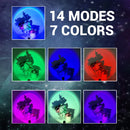 Axya Sunset Lamp Projector: USB LED Night Light for Home Decor, Living Room Wall, Photography