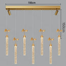 Axyaa Crystal Chandelier, Elegant Dining Room Lighting, Luxury Living Room Pendant Lights