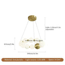 Axyaa Europe Luxury LED Ceiling Chandelier Pendant Lights for Home Decor