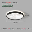 Axyaa Round LED Ceiling Lamp: Modern Nordic Style for Bedroom, Aisle, Corridor, Balcony