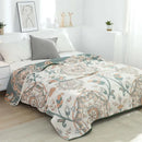 Axyaa Cotton Air-conditioning Bedspread Comforter for Twin Queen Size Bed
