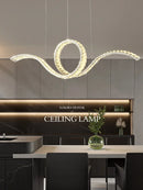 Axyaa Luxury Crystal Chandelier: High-End Dimmable Pendant Lamp