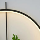 Axyaa Aluminium Ring Wall Lamp 3000K White Black Sconce for Home Deco