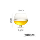 Axyaa Jumbo Glass Cup: Lead-Free Super Large Capacity Party Glasses for Gathering