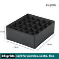 Axyaa Clothing Organizer Box for Underwear Socks Bras Pants Scarves Ties Jeans & more