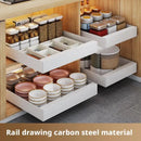 Axyaa Under Sink Storage Rack Kitchen Organizer with Slide Rails