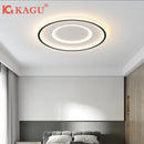 Axyaa LED Ceiling Chandelier for Bedroom Living Room Study Kitchen - Black and White
