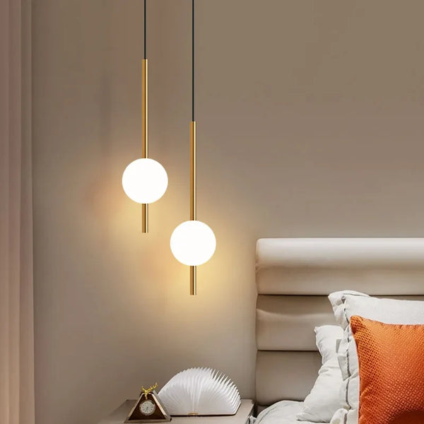 Nordic Pendant Light for Bedroom by Axyaa: Stylish LED Lighting for Home Décor