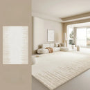 Axyaa Soft Cream Style Carpet Rug | Thick Washable Fluffy Mat for Living Room & Bedroom